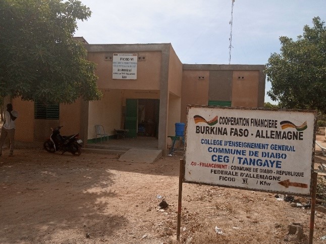 Bâtiment administratif du CEG de Tangaye (Diabo)