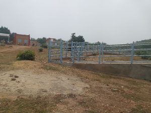 Parc à bétail du marché de Zoaga construit dans le cadre du projet FDCI.