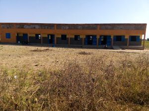 Vue d’un bâtiment scolaire à Natinga (Tenkodogo) construit dans le cadre du projet FDCI.